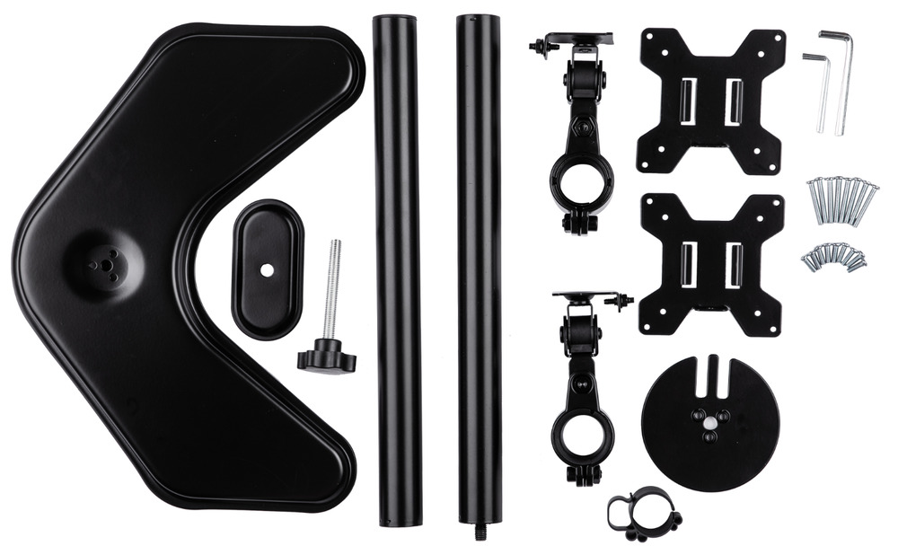 Fully Adjustable Dual Monitor Desk Mount Stand for 13-27 Screens