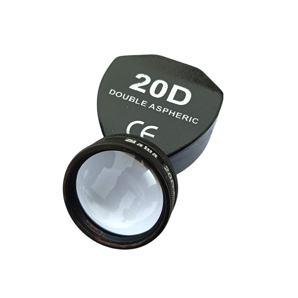20D Double Aspheric Lens with Case for Ophthalmology and Optometry