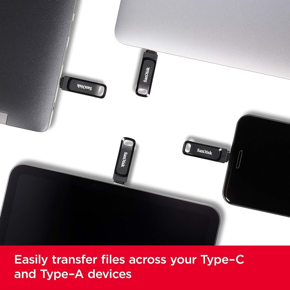 SanDisk Ultra Dual Drive Go USB 3.2 & Type-C Flash Drive