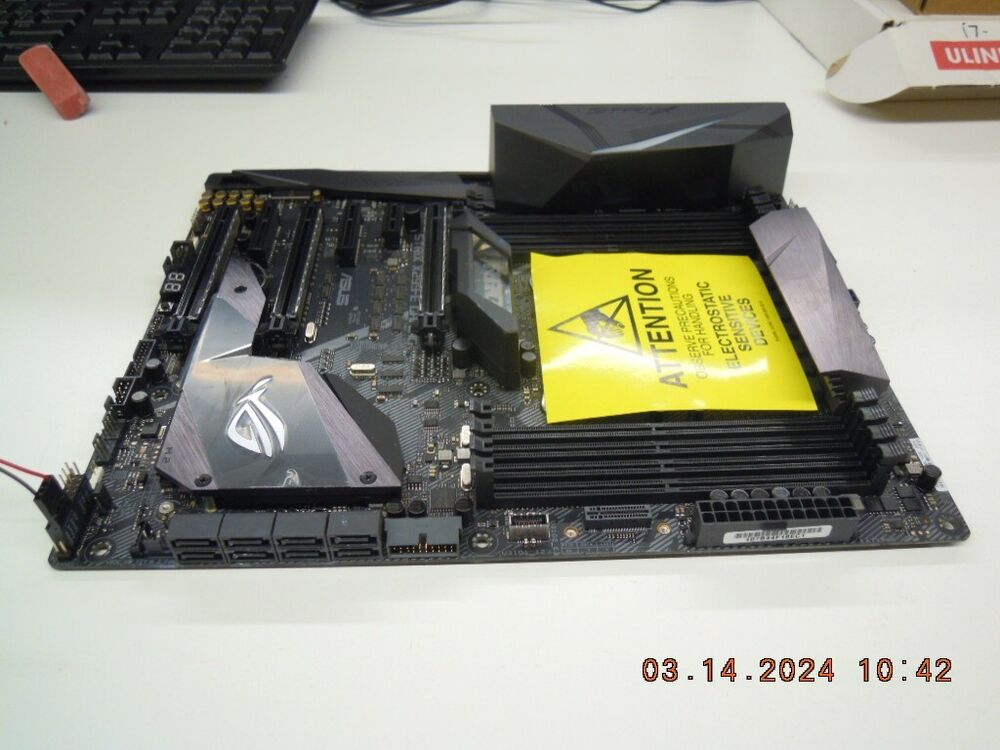 Asus ROG STRIX X299-E GAMING Motherboard LGA2066 with I/O Shield and Latest BIOS for Windows 11