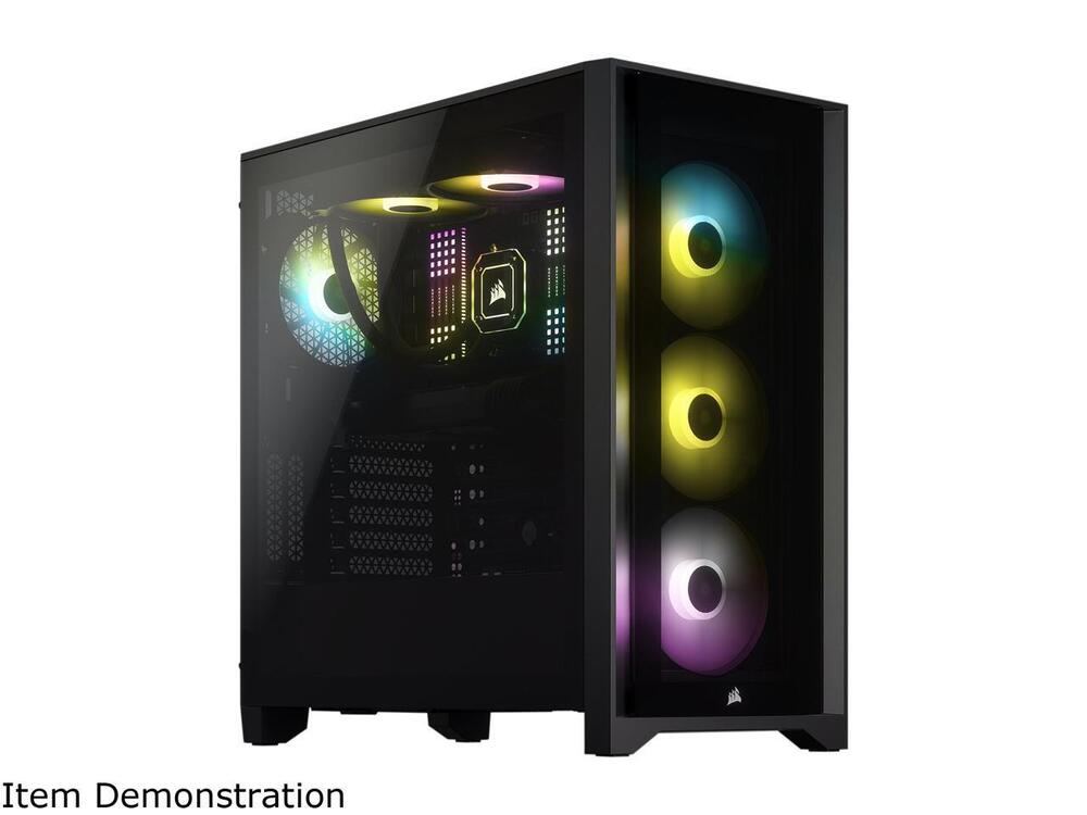 Corsair iCUE 4000X RGB ATX Mid Tower Computer Case