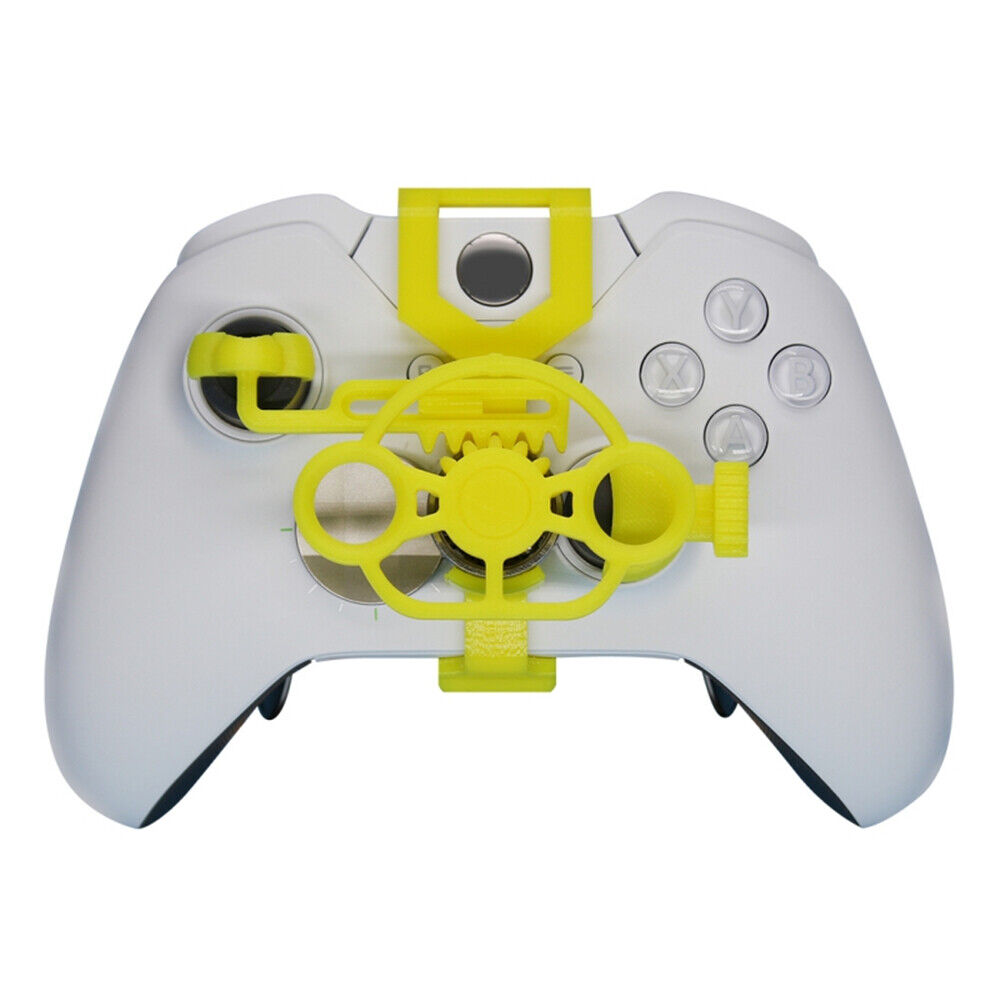 3D Printed Racing Game Steering Wheel Controller with Joystick