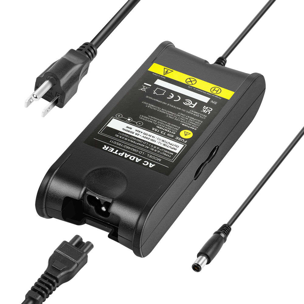 90W AC Adapter Charger for Dell Latitude E6400, E6410, E5450, E5470, E7240, E7280