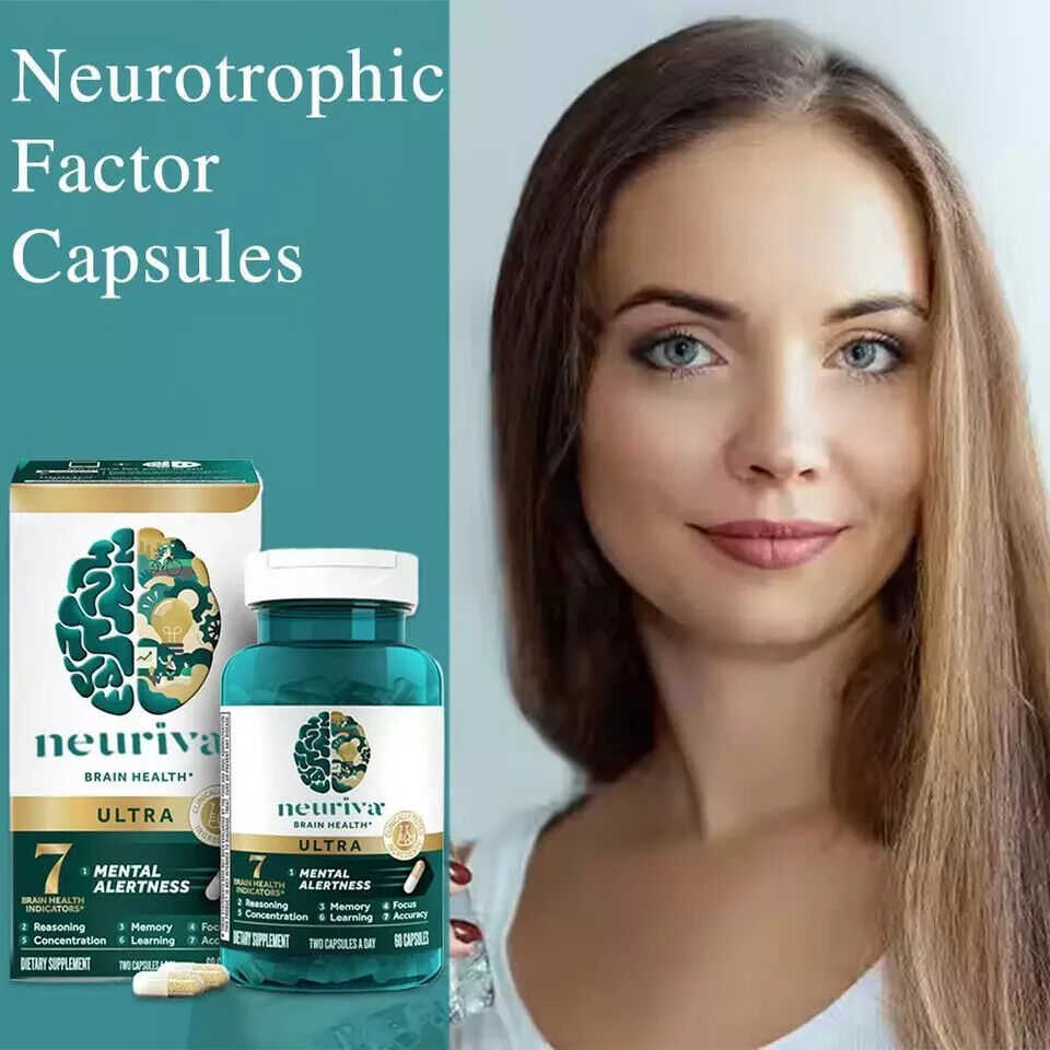 Neuriva Ultra Brain Health Supplement - 60 Capsules for Mental Alertness and Memory Focus