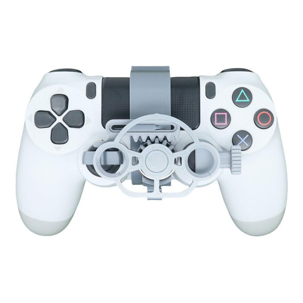 Mini 3D Printed Steering Wheel for PS4 Game Controller - Auxiliary Replacement