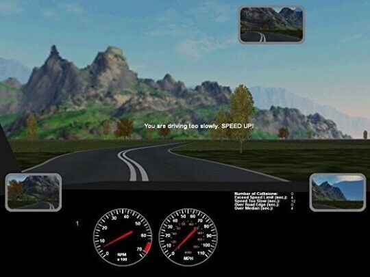 DrivingSimEX v 2.6 - Advanced Driving Simulator Software for Training