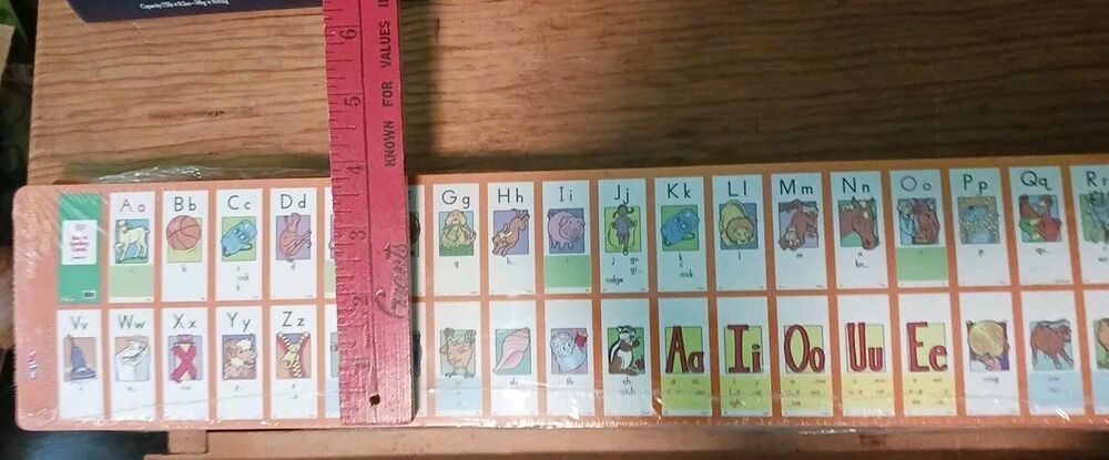 Alphabet Sound Cards Desk Strips for Early Education