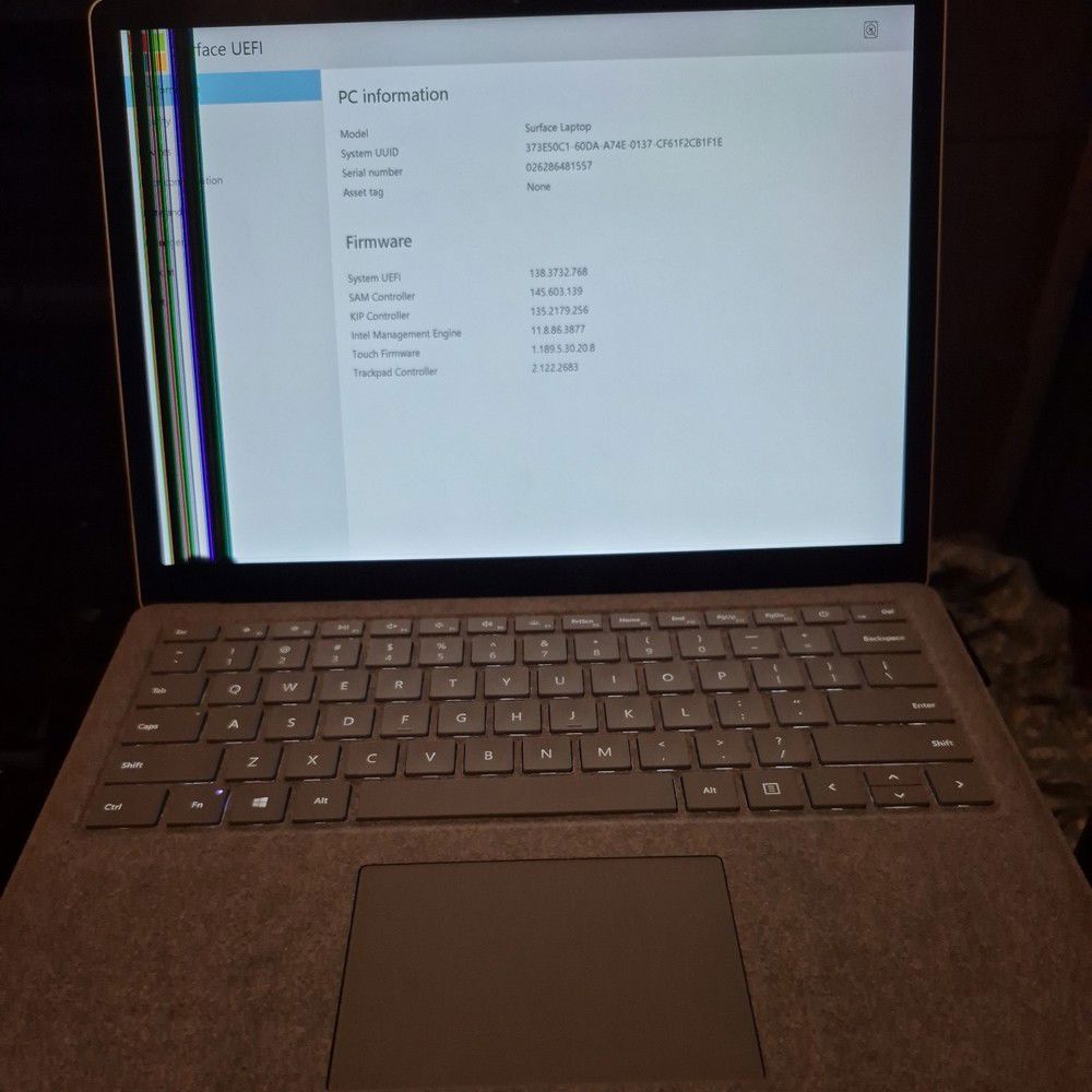 Microsoft Surface Laptop 1st Gen 1769 Core i5-7200U 8GB RAM 256GB SSD No OS