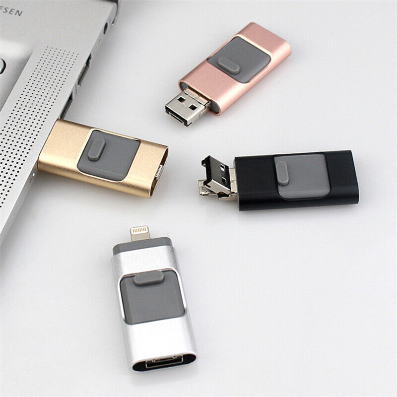 2TB/512GB USB 3.0 Memory Flash Drive Storage Stick for iPhone 14, iPad, Android, and PC