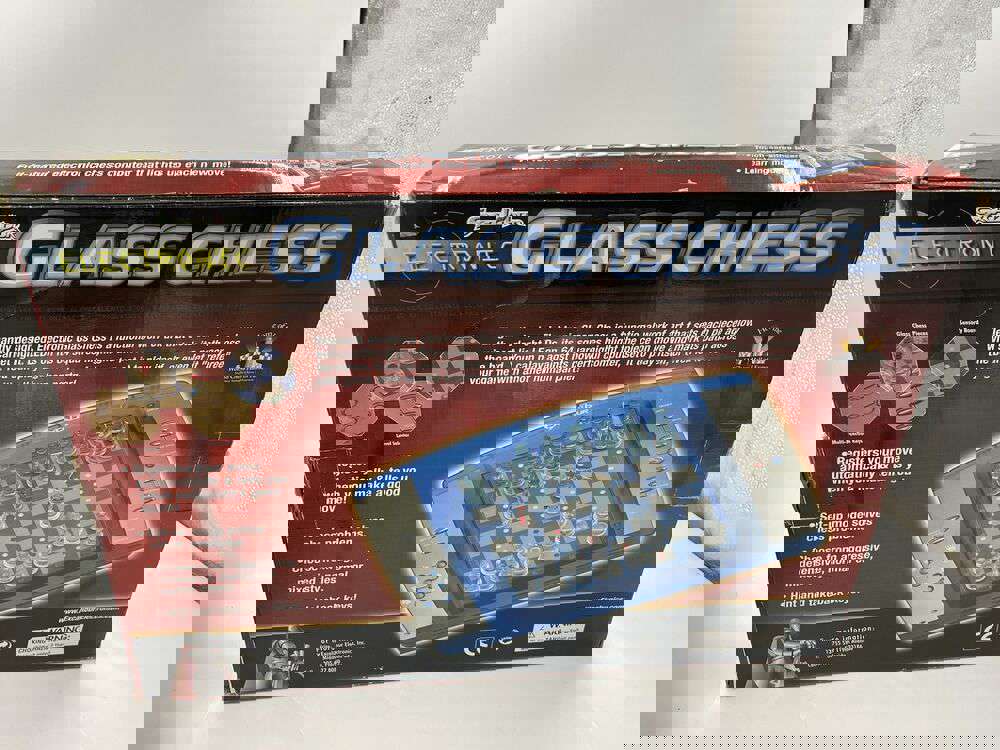 Electronic Glass Chess Set Computer Lighted Model #775 New Complete Excalibur