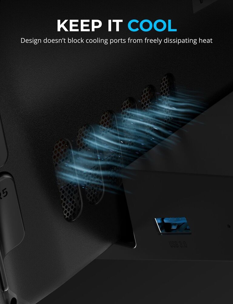 SABRENT 6-Port Dock for Steam Deck and USB-C Devices