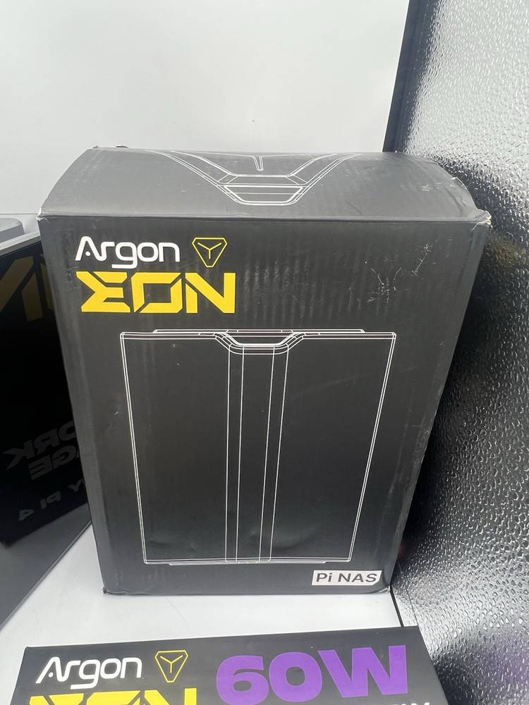 Argon EON Pi NAS Case for Raspberry Pi 4 with Euro Plug