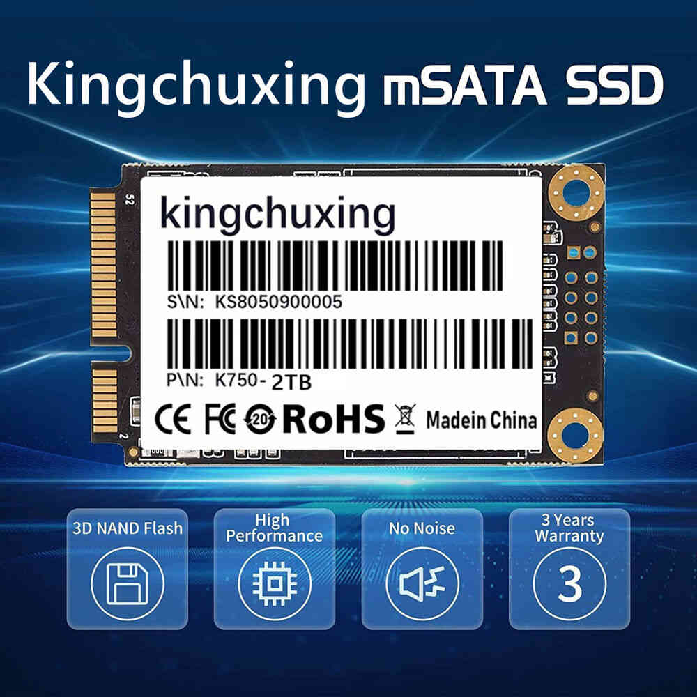 mSATA 240GB/512GB SSD - High-Speed Mini SATA Drive for Laptops and Ultrabooks