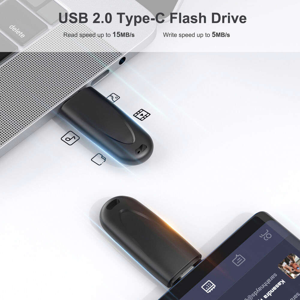 128GB USB 2.0 Type C Flash Drive High-Speed Memory Stick