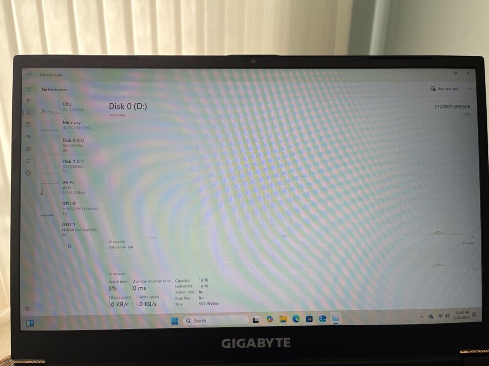 Gigabyte G5 KF5 144Hz Gaming Laptop with 2.5TB Storage, 32GB RAM and Llano Laptop Cooler