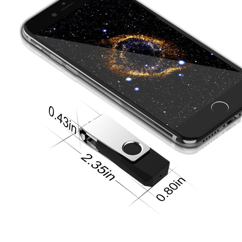 32GB/64GB USB 2.0 Flash Drive Memory Stick Rotating Thumb Pen Drive Data Storage