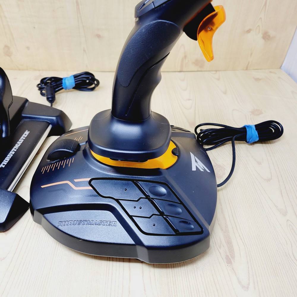 Thrustmaster Hotas T16000M FCS Flight Stick and TWCS Throttle Gaming Equipment