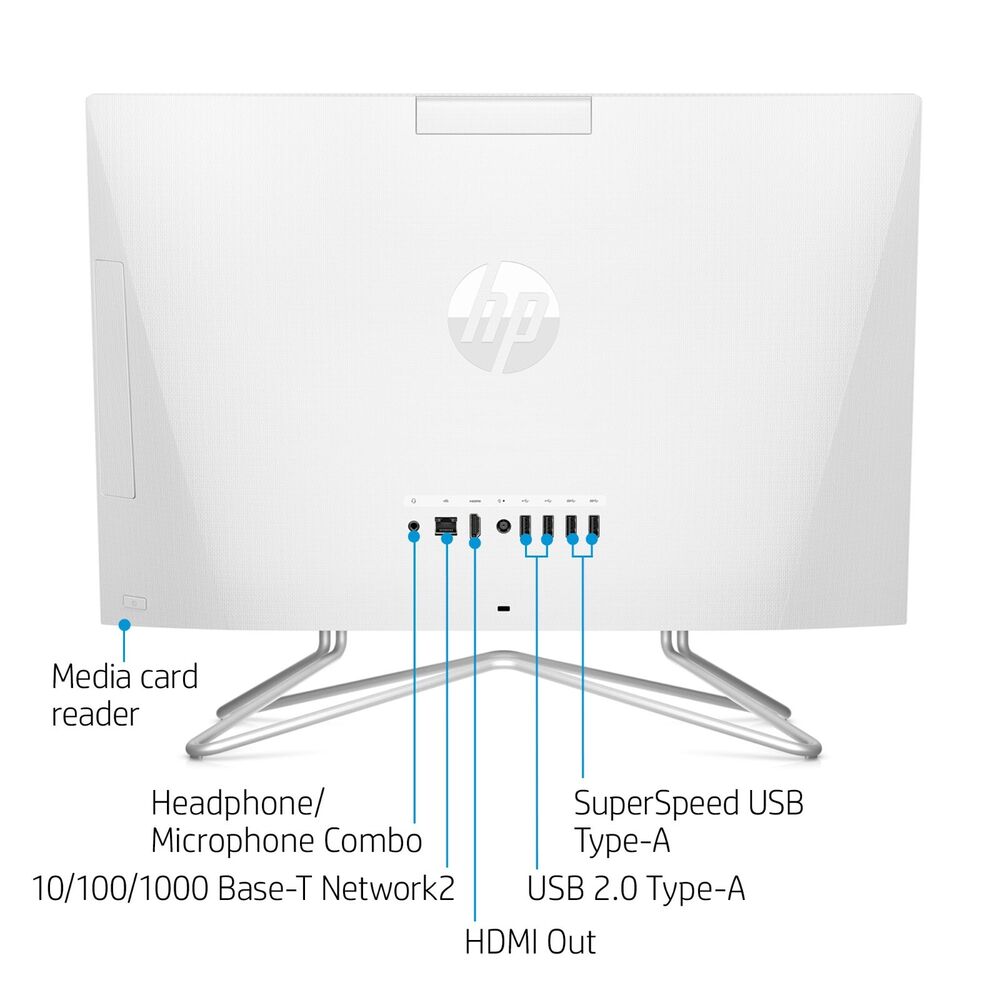 2024 HP All-In-One Desktop Computer, 21.5 Inch, Intel Celeron, 16GB RAM, 1TB SSD, Windows 11 Pro