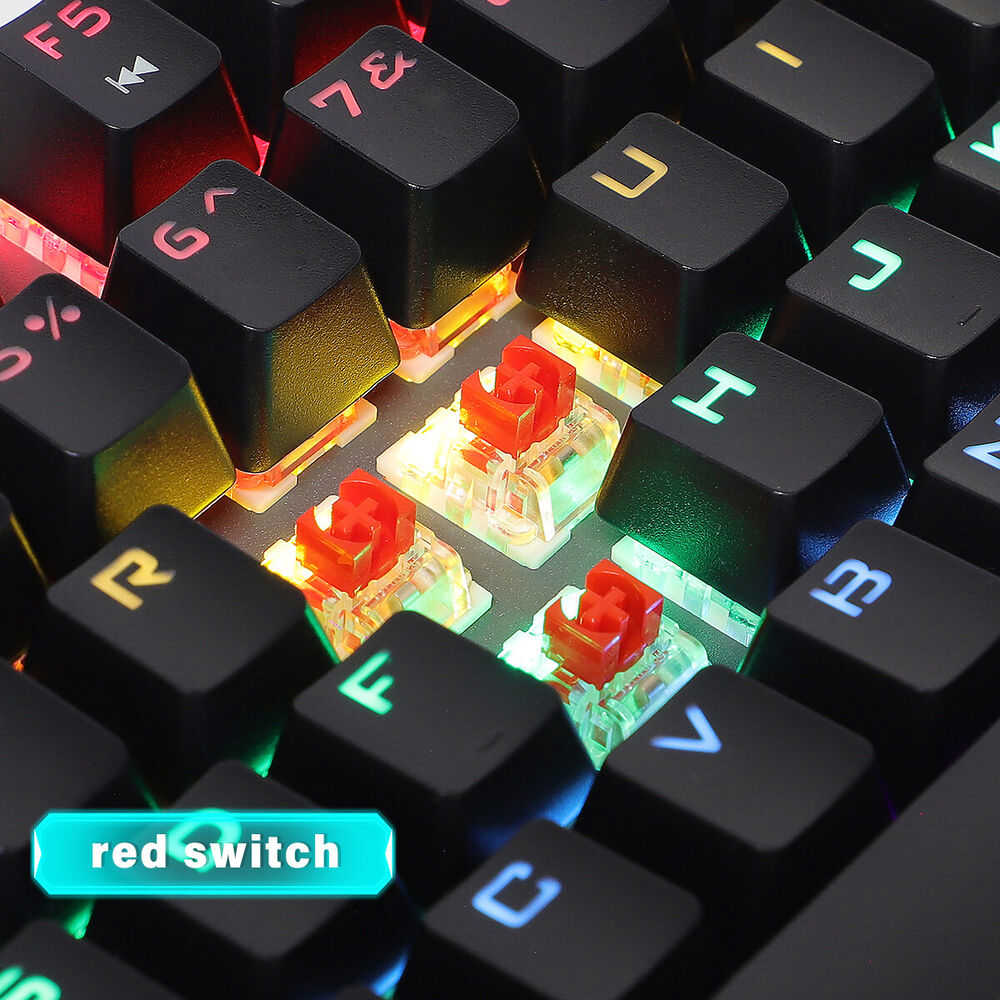 LED RGB Backlit Mechanical Gaming Keyboard