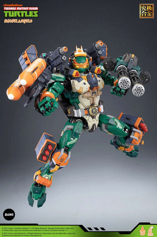 Teenage Mutant Ninja Turtles Mikey Heatboys Periphery Toy Garage Kit Figma