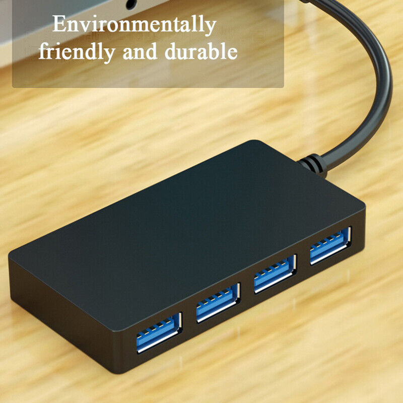 4 Port USB 3.0 HUB Multi Splitter Adapter for PC and Laptop
