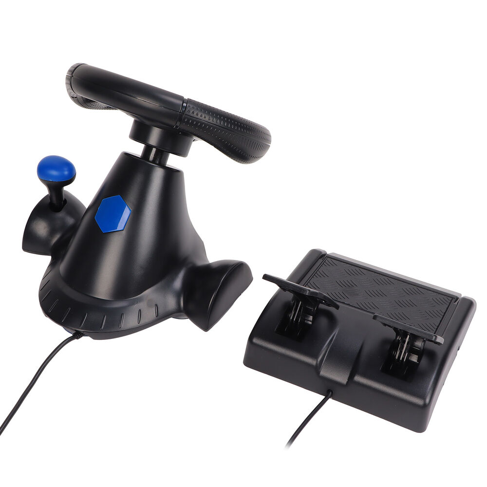 Gaming Steering Wheel Racing with Pedal Shifter Set for PS3, Switch, Android