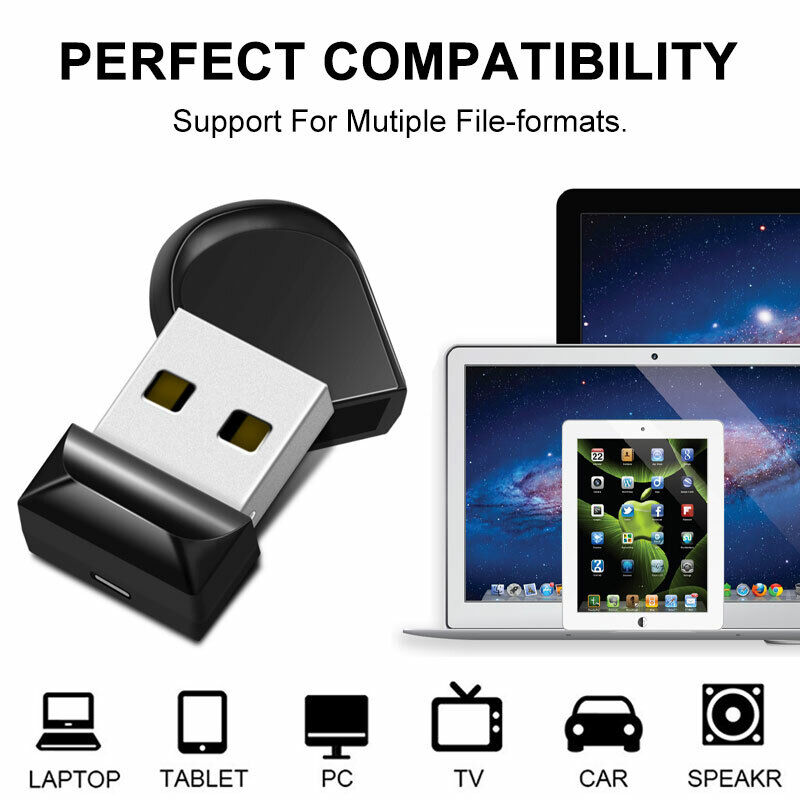 5/10 Pack Mini USB 2.0 Flash Drive Memory Stick - 64GB, 32GB, 16GB, 8GB, 2GB