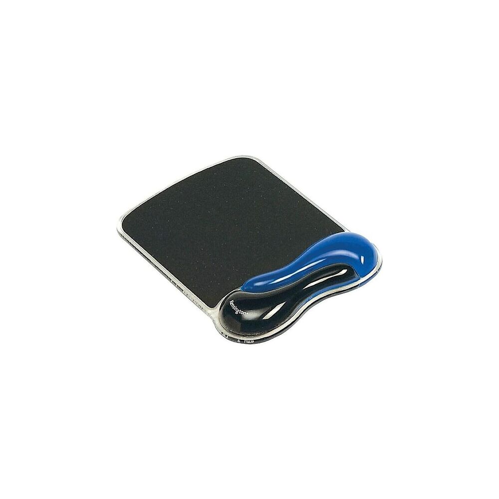 Kensington Duo Gel Wave Mouse Pad with Wrist Rest Blue 62401