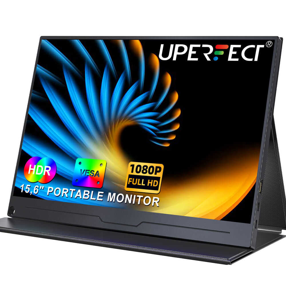 UPERFECT 15.6 FHD Ultra Slim HDR Portable Monitor IPS 1920*1080 Mini HDMI USB C