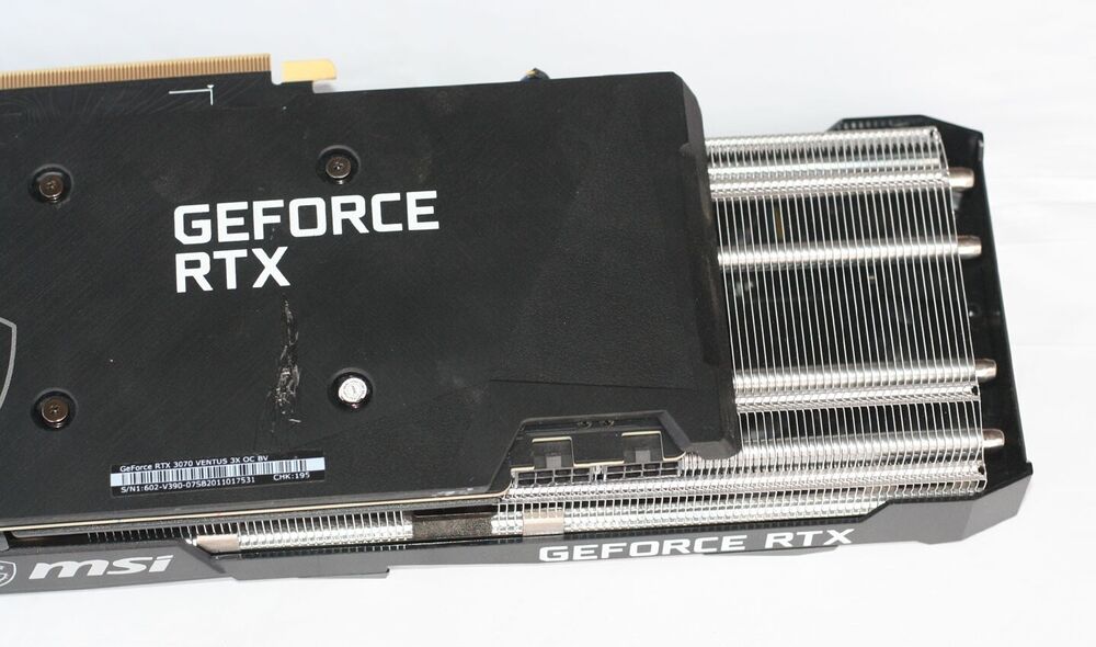MSI GeForce RTX 3070 VENTUS 3X OC BV Graphics Card - Parts/Repair