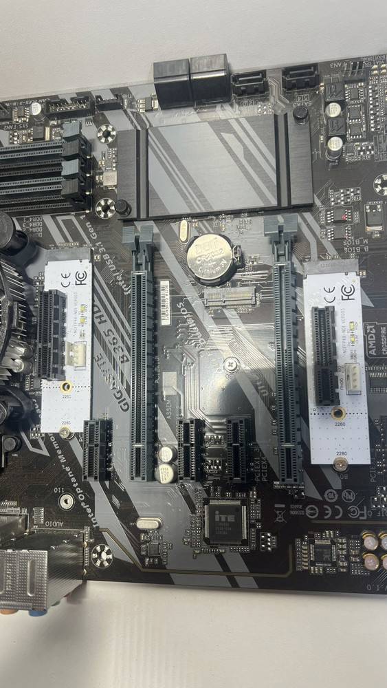 GIGABYTE B365 HD3 LGA1151 Intel Motherboard Bundle with CPU, Cooler, and 2 NGFF