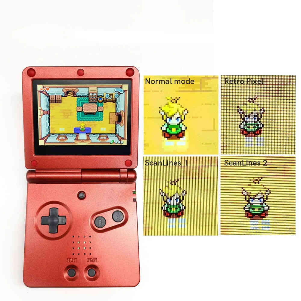 Nintendo Game Boy Advance SP Console with Backlit Screen IPS V5 GBA - Choose Color