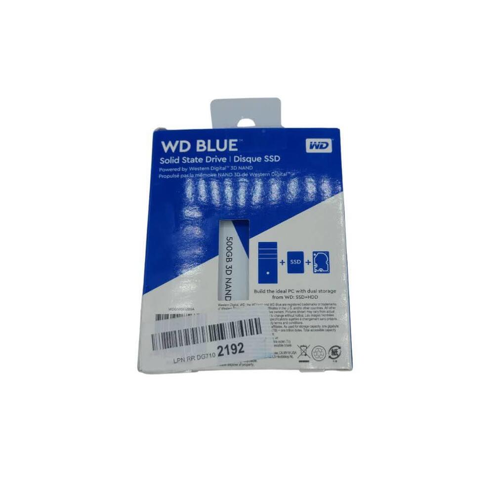 WD Blue 500GB 3D NAND SSD SATA III Internal Drive
