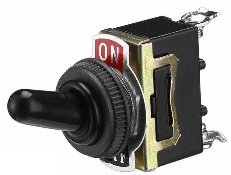 5X 12V SPST Toggle Switch - Marine & Automotive Grade