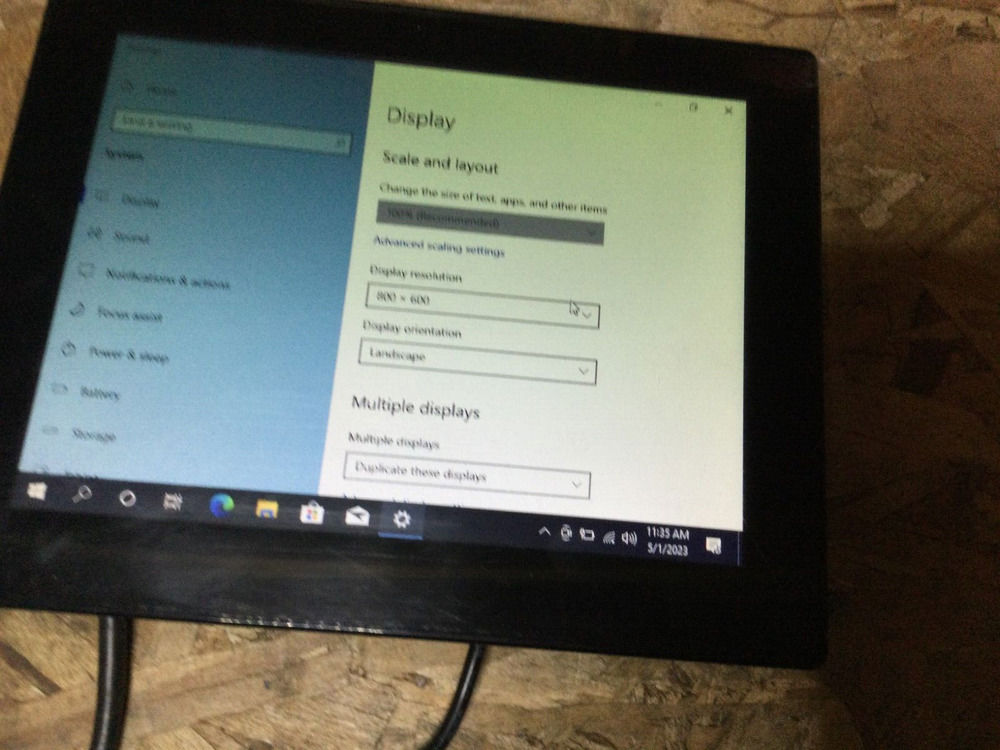 NEW 8 PhisTek LCD Monitor - Rimless Design with VGA Display