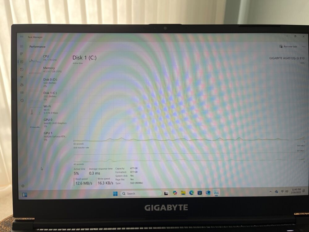 Gigabyte G5 KF5 144Hz Gaming Laptop with 2.5TB Storage, 32GB RAM and Llano Laptop Cooler