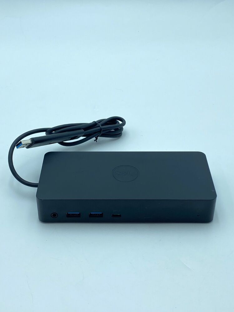 Dell D6000 Universal Docking Station with 130W AC Adapter, USB 3.0, Black
