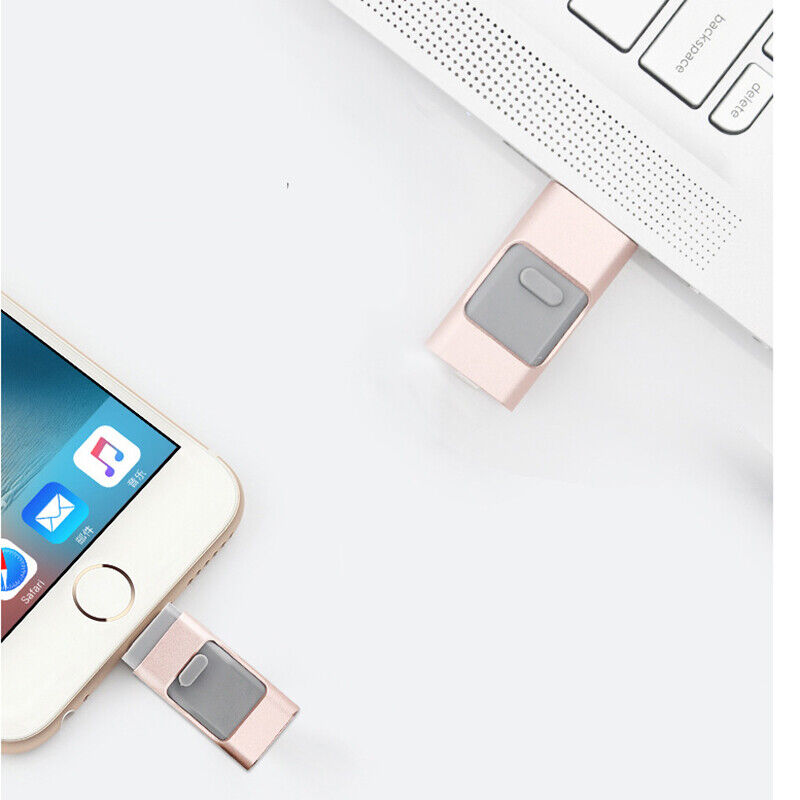 2TB/512GB USB 3.0 Memory Flash Drive Storage Stick for iPhone 14, iPad, Android, and PC