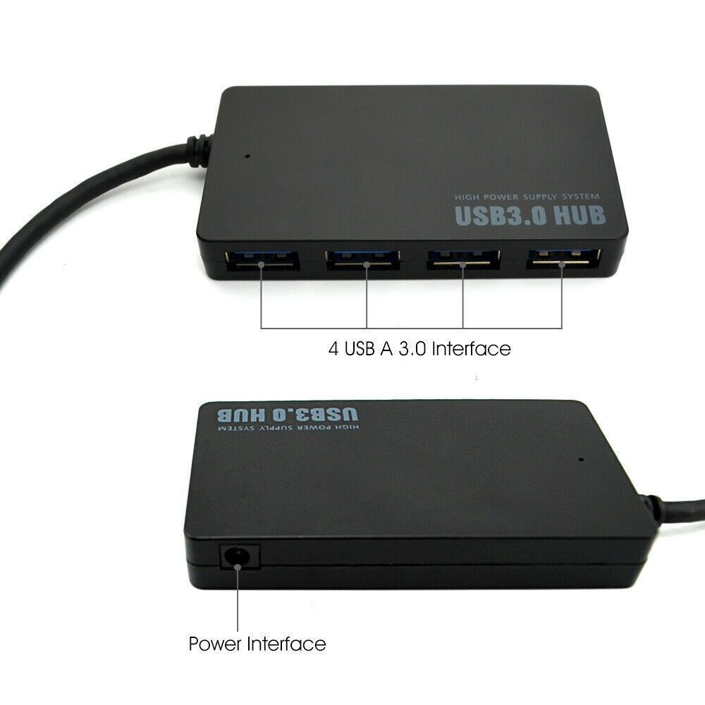 Ultra-Fast Type-C 4-Port HUB - Enhance Connectivity