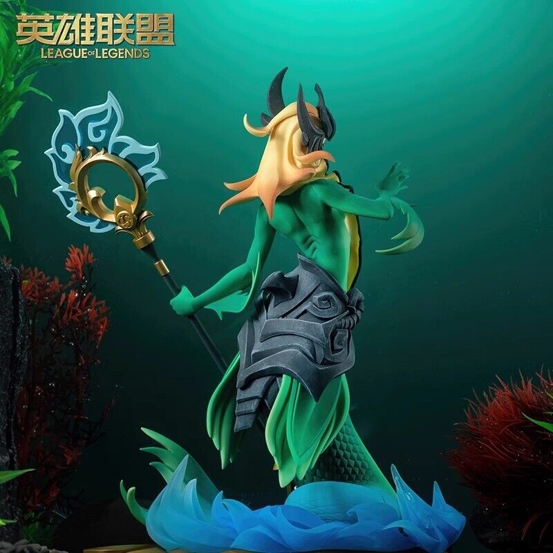 LOL League of Legends Nami Siren Figure Statue Model Sculpture Game Peripherals