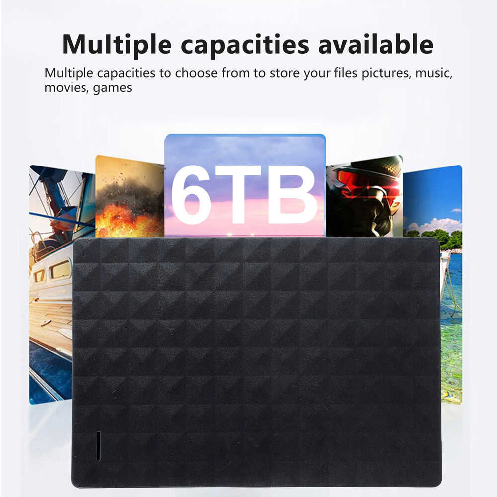 Portable USB 3.0 External Hard Drive with Large-capacity Storage