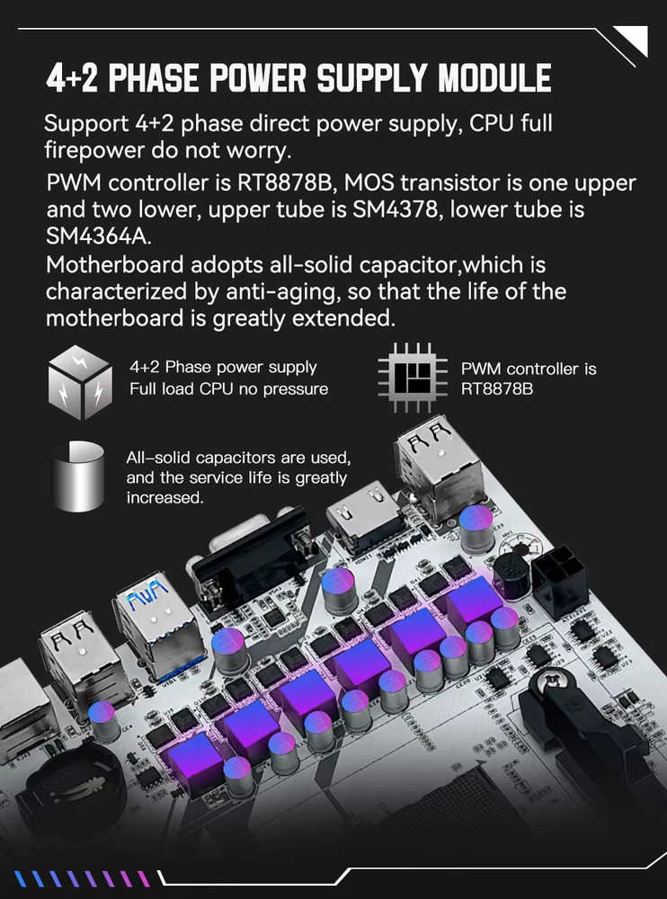 MACHINIST B450 AM4 Mainboard with Dual-channel DDR4 Memory Support