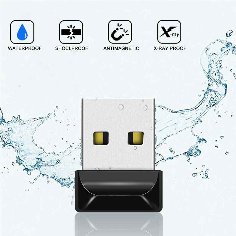 5/10 Pack Mini USB 2.0 Flash Drive Memory Stick - 64GB, 32GB, 16GB, 8GB, 2GB