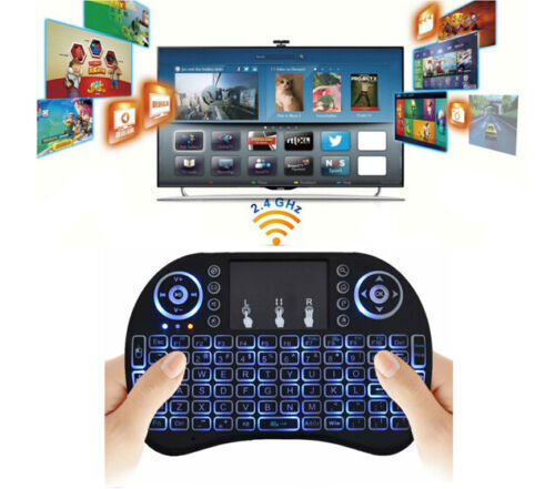 Mini Wireless Keyboard with Touchpad for PC, Android TV Box