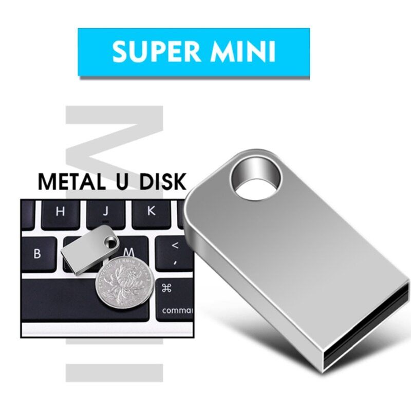 High Speed USB 3.0 Flash Drive with Chain, 1TB/2TB for PC/Mac/TV