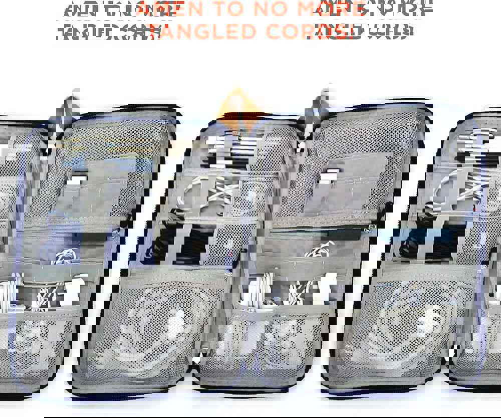 Electronics Travel Cord Case Organizer