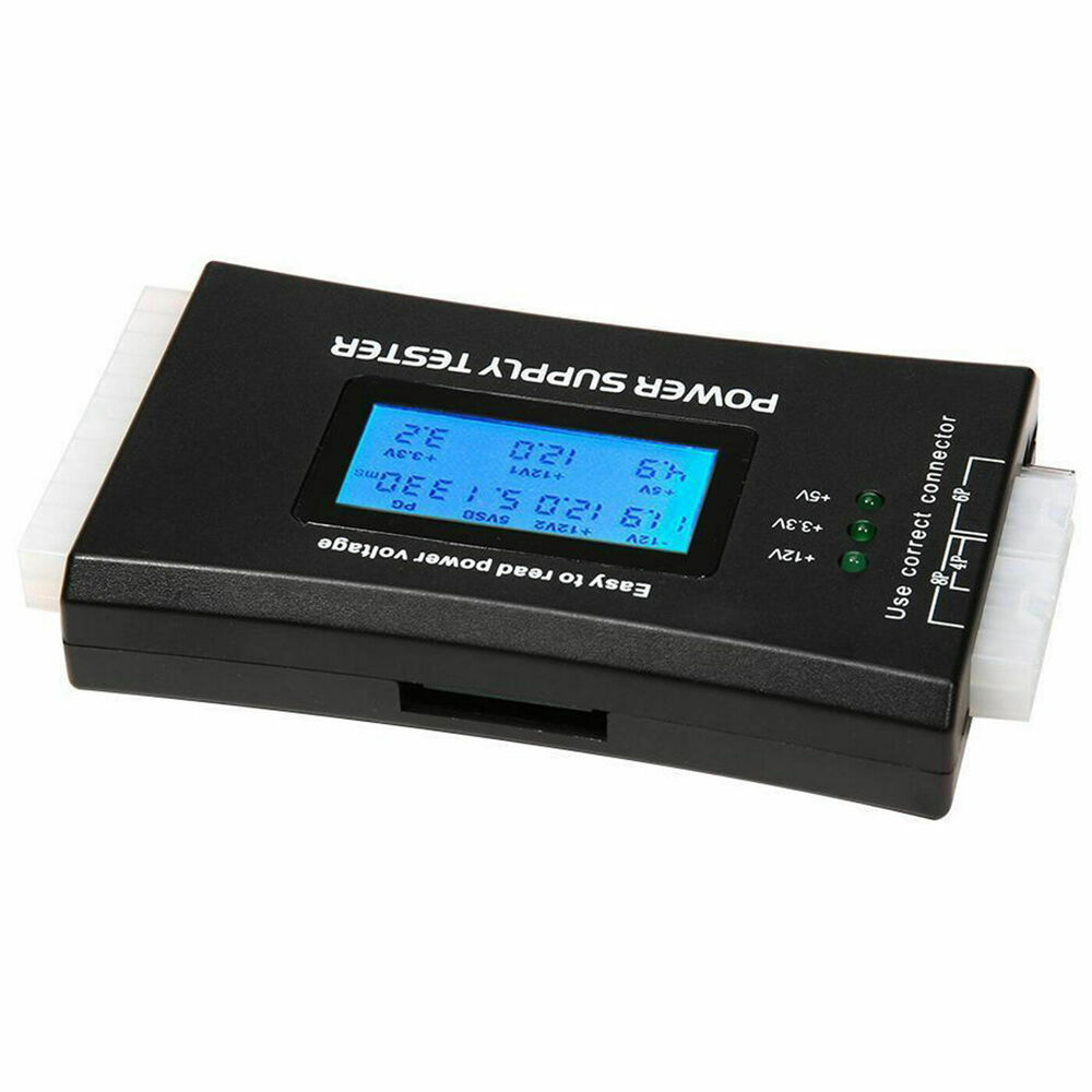 20+4 Pin LCD Power Supply Tester for Various PC Components