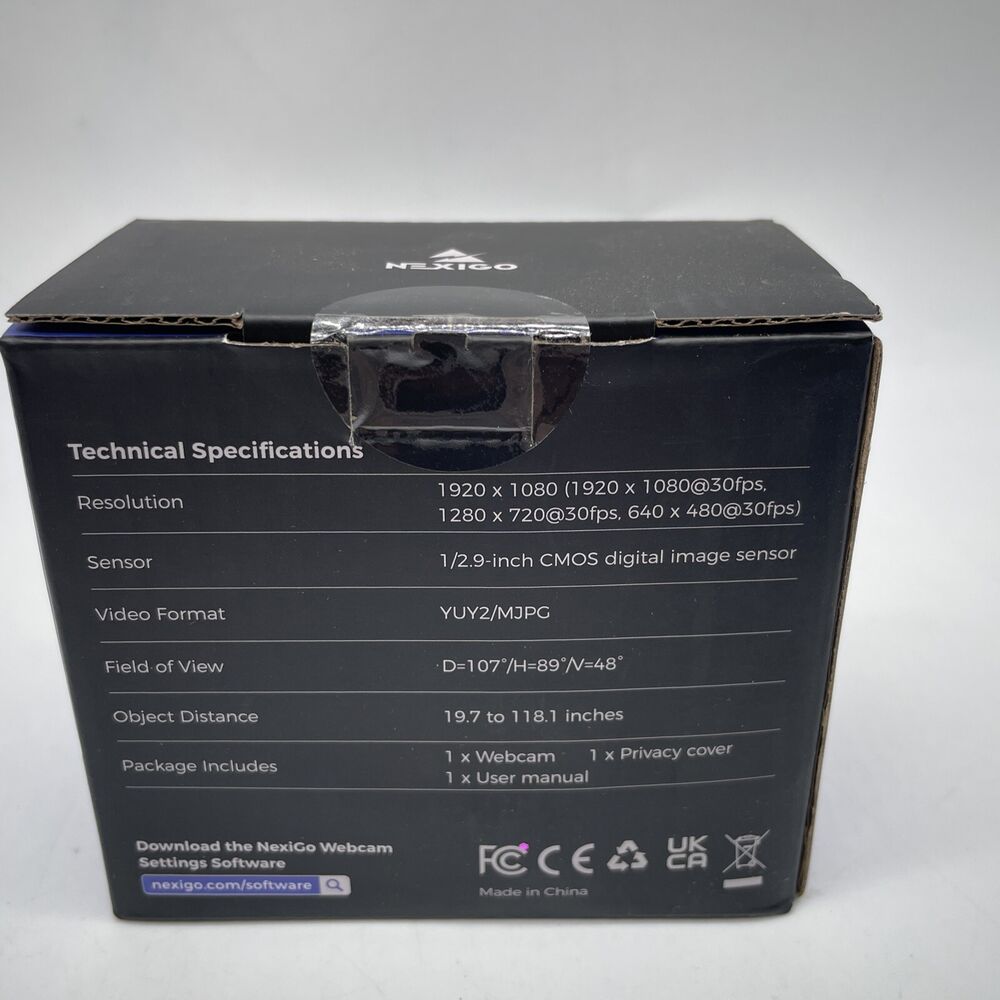 NexiGo N660 1080P Business Webcam with Dual Microphone and Privacy Cover