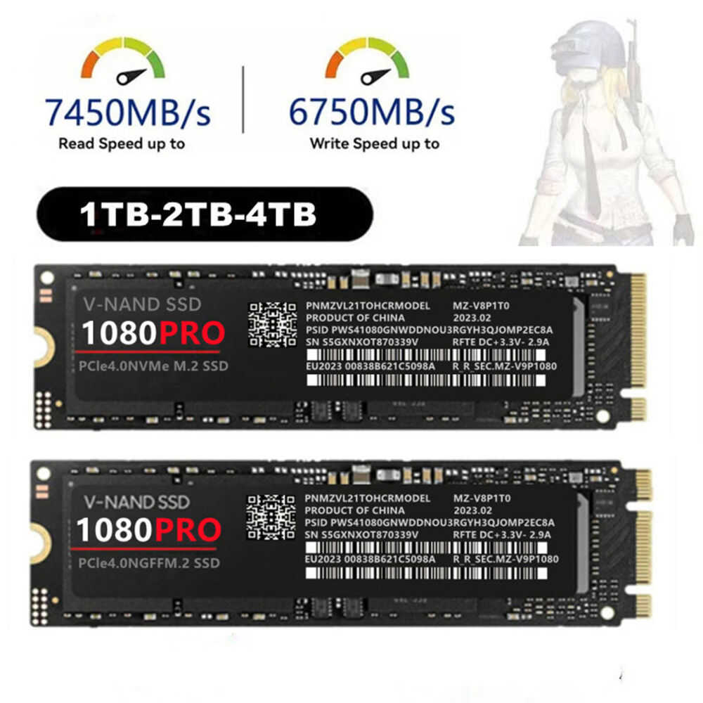High-Speed 1/2/4TB Internal Solid State Hard Drive