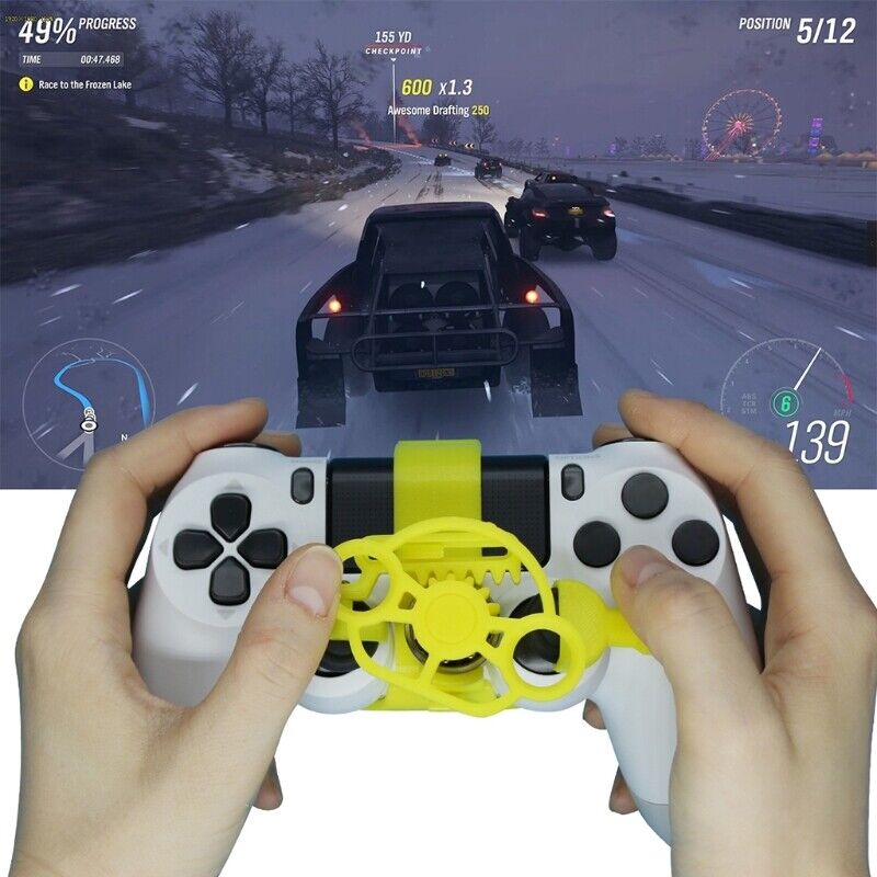 Mini Steering Wheel Auxiliary Controller for Enhanced Gaming Experience